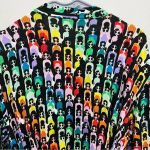 Alice + Olivia  “Willa Rainbow Stace Robe Kimono Size Xs Multicolor Photo 3