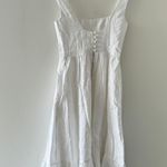 Reformation Bucatini White Linen Dress 4 Photo 9