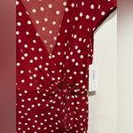 Robbie Bee Red polka dot wrap dress Photo 2