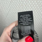 Aritzia Babaton Grey Micro Plaid High Rise Pull On Trousers Photo 5