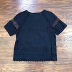 Designers Remix • Lay Top black popover blouse embroidered cotton net Size undefined Photo 9