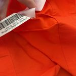 Quince NWT  100% Organic Cotton Poplin Tiered midi Maxi Skirt Vermillion Red XS Photo 4