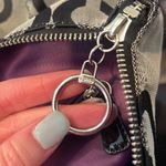 Coach Poppy Op Art Glam Tote Style 14530 in Black and Grey Signature C Pattern Photo 8