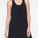 Athleta Brookfield Racerback Athletic Mini Dress Black Extra Small XS Laser Cut Photo 0