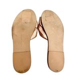 Adrienne Vittadini Adrianne Vittadini Sandals Size 6.5 Rose Gold Leather Open Toe Embellished Photo 8