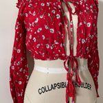 LF Red Mint Vanilla off The Shoulder Top Photo 1