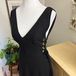 Finders Keepers  Black Amos Dress Size Slits Cut Outs‎ Lace Up Maxi Size Small Photo 4