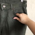 Lee Vintage  Olive Green Grey High Rise Mom Jeans Photo 2