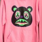 WOMENS LARGE BAWS PINK HOODIE HOODED SWEATSHIRT MISSING HOODIE DRAWSTRING Photo 1
