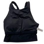 Athleta  Conscious Crop Bikini Top Black‎ Padded Racerback Workout XXS Activewear Photo 6