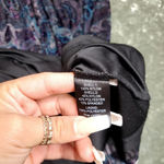 Torrid  Velvet Paisley Print Dress W/ Mesh Detail Photo 3