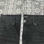 EXPRESS ‎ Super High Waisted Black Ripped Modern Straight Jeans Size 6 Short Photo 10
