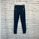 American Eagle Super Hi-Rise Jegging Women’s 4R Distressed Dark Wash Stretch Y2K Photo 9