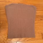 Aritzia Babaton Sculpt Knit Tube Top in Seville Tan Photo 1