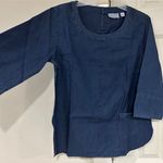 Joan Rivers Women’s Size XS  Denim Shirt With Pocket Photo 2