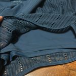 prAna Two Beach Swim Shorts, Blue Eyelet, Sz Medium Photo 2