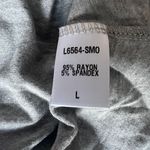 Loveappella Gray Jersey Trapeze Swing Dress Photo 8