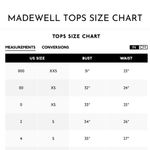 Madewell  Red Tiered-Sleeve Peplum Top Photo 7