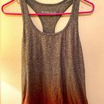 Beyond Yoga  Gray and Red Ombré Women's Racerback Tank Top SzMedium Photo 0