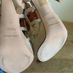 Giorgio Armani  Strapy Mob wife Suede Nude Heels Photo 3