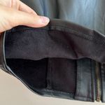 Kirious  Faux Vegan Leather Cropped Tank Top, Black Tank, Women’s Size Large Photo 6