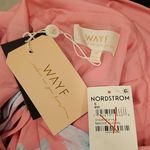 WAYF 💕💕 The Angelina Floral Wrap Gown ~ Mauve Pink Floral Print Small S NWT Photo 12