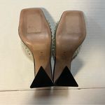 Schutz  Heel Lizah Crystal Vinyl Sandal Mule Slip On in Black Sz 8.5 NWOB *flaws* Photo 14