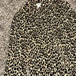 J.Crew  Cheetah Leopard Animal Print Button Up Blouse Photo 1