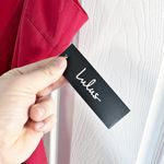 Lulus  Red Mini Wrap Dress with Ruffle Hem Photo 4