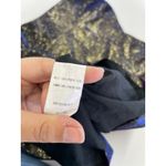 Nicole Miller Dress Womens X Large Gold Purple Blue Strapless Iridescent Bustier Photo 4