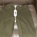 Maison Jules Women's  Olive Green Skinny Jeans Size 8 Photo 5