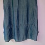 Nic+Zoe  PM Tunic Dress Sleeveless Dark Chambray Pintuck Lyocell Photo 8