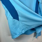 Saucony  Athletic 1/4 Zip Pullover Shirt Top Blue Running Reflective Womens Small Photo 9