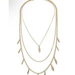 Free People NWT  x Robert Lee Morris SoHo Fringe Feather Layered Necklace Photo 11