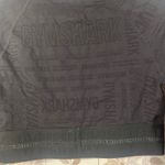 Gymshark  Long Sleeve Crop Top Black Logo Print Thumbholes‎ Seamless Activewear Photo 8