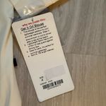 Lululemon Rare  Get It On Blouse Angel Wing White Long Sleeve - Retired 2014 Photo 10