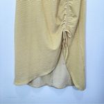 JustFab Striped Butter Yellow White Tank Dress NWT Brunch Bridal Shower Guest Photo 5