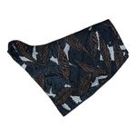 ZARA Trafaluc High Waist Tripical Patterned Shorts XS Black, Orange, Blue Photo 1