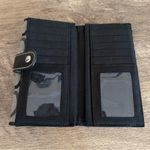 Gray and Black Wallet Geometric Print Various Compartments 7x3.5” Photo 4