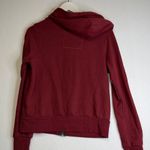 Aviator Nation  5 Stripe Zip Up Jogger Maroon SET Photo 4