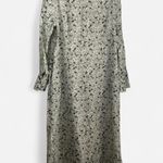 Tuckernuck  Linen Hydrangea print Midi Dress | Cottagecore Garden Party | Medium Photo 5