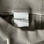 Varley Maceo 2.0 Sweatshirt in Taupe Gray 100% Cotton Size Medium Photo 5