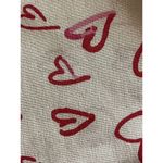 Joie  All Over Heart Novelty Print Button Up Long Sleeve Pajama Top  M Photo 7