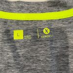 Xersion Gray Performance Wear Activewear Workout Short Sleeve Top Womens Large Photo 2