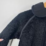 Athleta Jacket Women Size S Black Tugga Sherpa Fleece Full Zip 33019 Active Top Photo 3