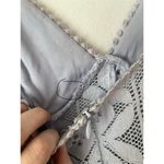 Angel Biba  Baby Blue Lace Asymmetrical Hem Fitted Dress Women’s Size Medium Photo 9