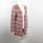 Natural Reflections Fringe XOXO Open Cardigan S Photo 3