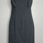 Elie Tahari Wool Blend Dress Womens 2 Office Siren Ruffle Professional Career Photo 0