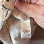 Christopher & Banks  Cream and Brown Patterned Long Sleeve Top xl NWT Photo 3