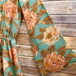 Show Me Your Mumu Shorts Romper Women’s Size Small Red Rocks Floral Bell Sleeve Photo 2